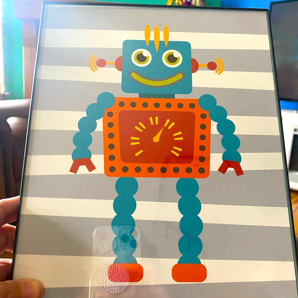 6 piece robot pictures. 8X10, super cute!!!